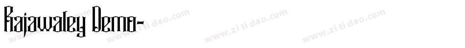 Rajawaley Demo字体转换